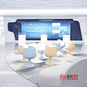 合肥多功能企業(yè)展廳設計裝修全景案例